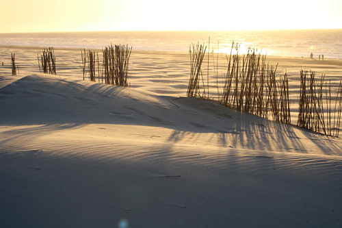Zonlicht wanneer de zon ons verlaat