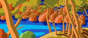 Im Esterel am Meer
