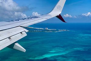 Flugzeug landet in Cancun von PixelPower
