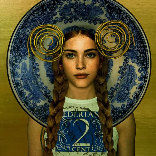 Vintage Beauty Dutch Blue