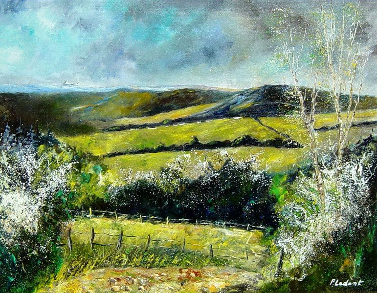 Lente van pol ledent