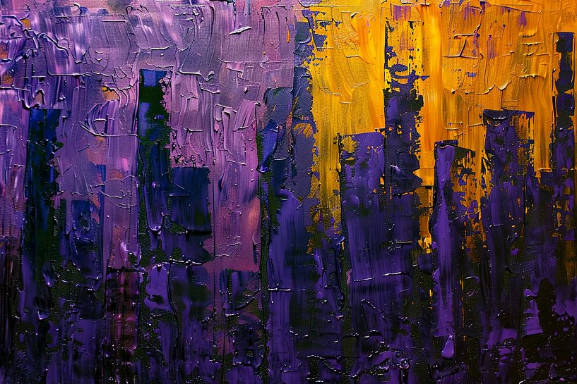 Digitaal abstract beeld van Egon Zitter