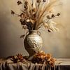 Nature morte aux fleurs séchées sur Digitale Schilderijen