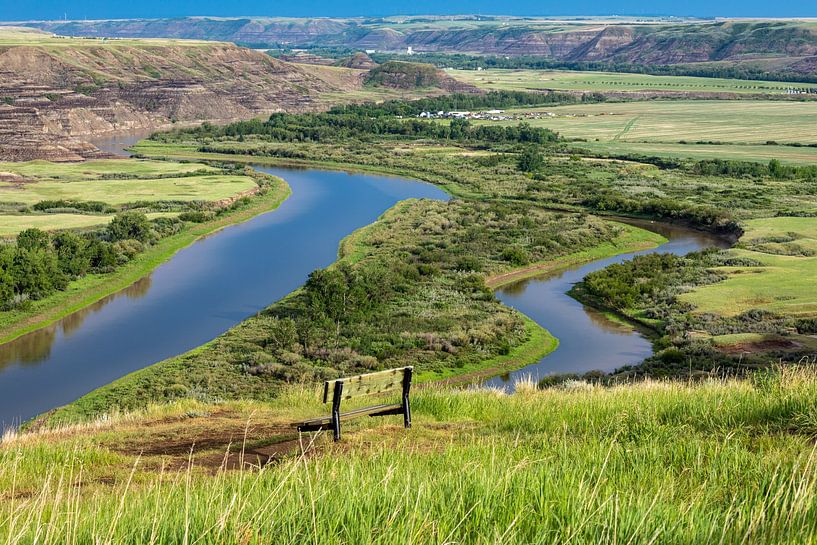 Der Red Deer River in Alberta Kanada von Roland Brack