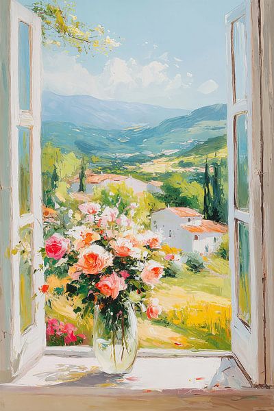 Blick auf die toskanische Landschaft Nr. 2 von Studio BB