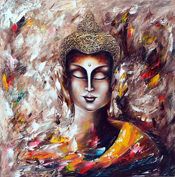Buddha von Gena Theheartofart