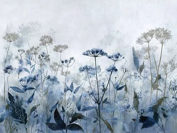 Whispering between stalks and mist by Color Square