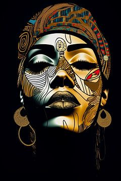 Afrikaanse vrouw van Imagine