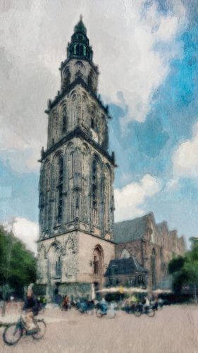 Groningen in aquareltinten