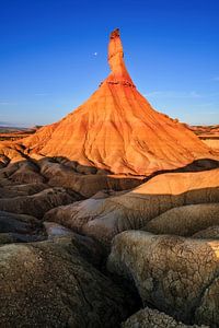 Sonnenaufgang in der Halbwüste Bardenas Reales - Spanien