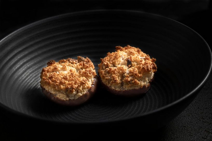 kokos macroontjes met chocolade van Margit Houtman
