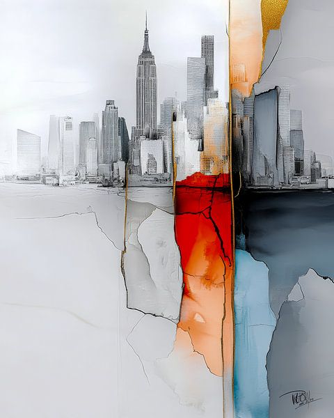 &quot; New york fault line &quot; by René van den Berg