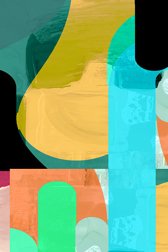Vloeiend abstract ontwerp