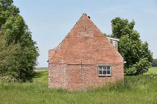 Old dilapidated barn