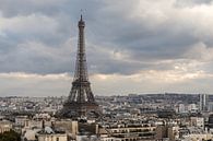De Eiffeltoren vanaf de Arc de Triomphe van MS Fotografie | Marc van der Stelt thumbnail