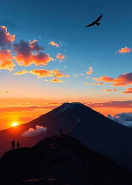 Kilimanjaro Zonsopgang 1 van MIROKKU