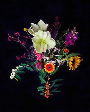 Kleurige bloemen van Anouschka Hendriks