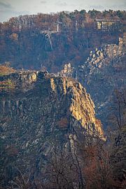 Le Roßtrappe - surplombant la vallée de la Bode sur t.ART