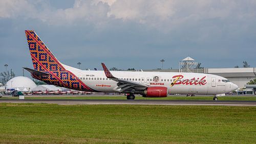 Batik Air Malaysia Boeing 737-800 passagiersvliegtuig.