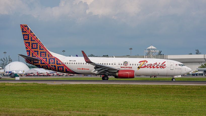 Batik Air Malaysia Boeing 737-800 passenger jet. by Jaap van den Berg