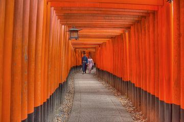 Torii gates couple by BL Photography