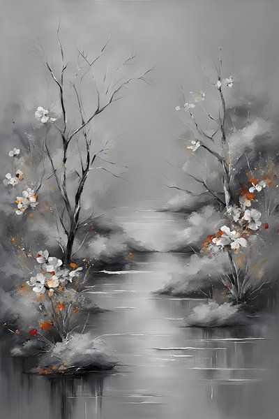 Healing River Painting by ComfortQ