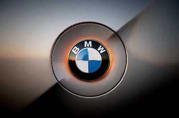 Panneau en fer-blanc de BMW sur Daniel Damnitz