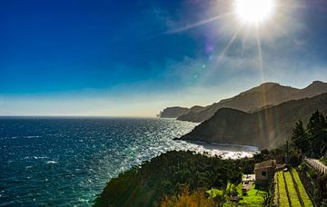Idyllisch uitzicht op kustlandschap op Mallorca van Alex Winter