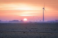 lever de soleil sur la prairie