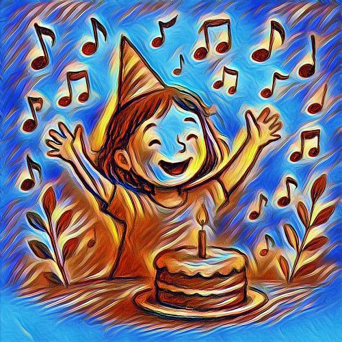 Long may she live ( children's song in the picture )