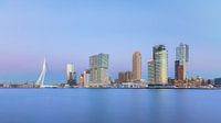 Skyline van Rotterdam op een koude middag vlak voor zonsondergang van Henno Drop thumbnail