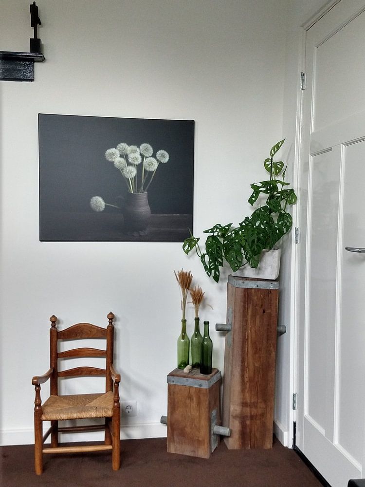 A bouquet of luck, dandelions inspired by the Dutch masters.  by Joske Kempink 