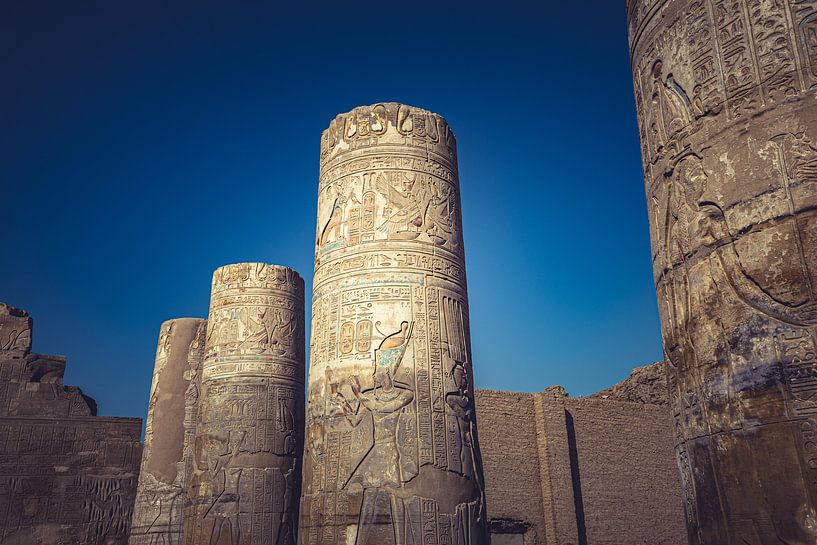 The Temples of Egypt 20 by FotoDennis.com | Werk op de Muur