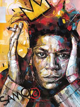 Jean Michel Basquiat painting. by Jos Hoppenbrouwers