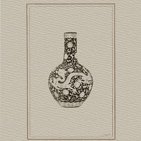 Vase Ming sur WEST EGG designs