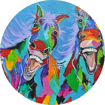 -Paarden met humor van Kunstenares Mir Mirthe Kolkman van der Klip