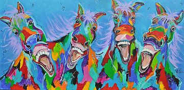 -Pferde mit Humor von Kunstenares Mir Mirthe Kolkman van der Klip