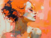 Orange Woman by Wonderful Art thumbnail
