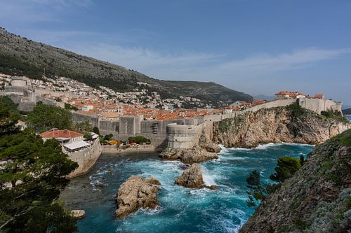 Dubrovnik met Adriatische Zee