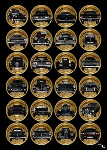 24 Classic cars in tins by aRi F. Huber
