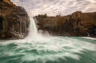 Aldeyjarfoss, der Basaltwasserfall von Nordisland von Gerry van Roosmalen Miniaturansicht