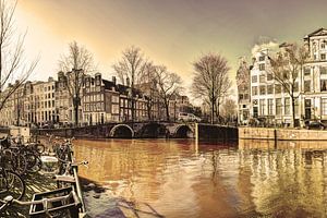 Inner city of Amsterdam Netherlands Old