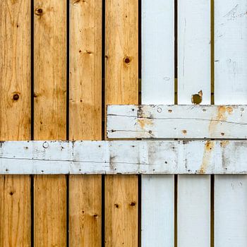 Zusammenfassung von Linien spielen mit hölzernen Planken