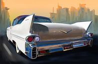 Revive the Romance of Classic Cadillac Car Cruising by Jan Brons thumbnail