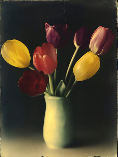 Tulipes dans un vase n° 7