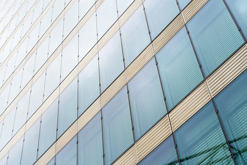 Façade en verre d'un immeuble de bureaux à Berlin