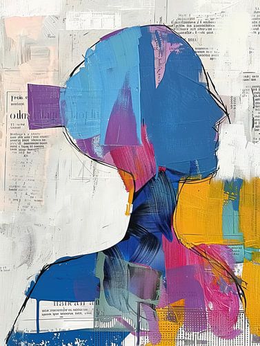 Portrait minimalist painting