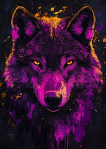 Wolf Tier Kunst