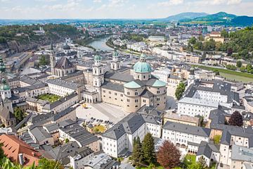 Salzburg - Uitzicht op de oude stad van t.ART