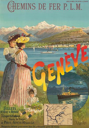 Hugo d' Alési - Chemin de Fer P.L.M. Genève (1893)